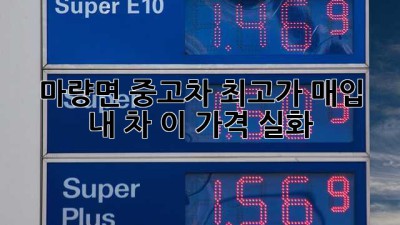🚗 마량면 중고차 최고가 매입! 내 차, 이 가격 실화?! 😲